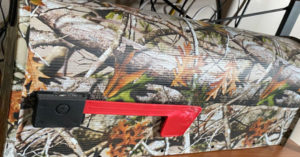 mailbox camouflage dipped with hydrographics